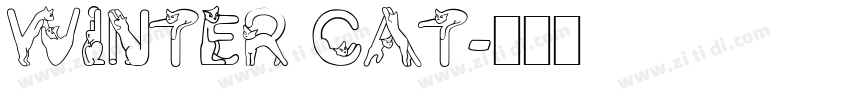 Winter Cat字体转换
